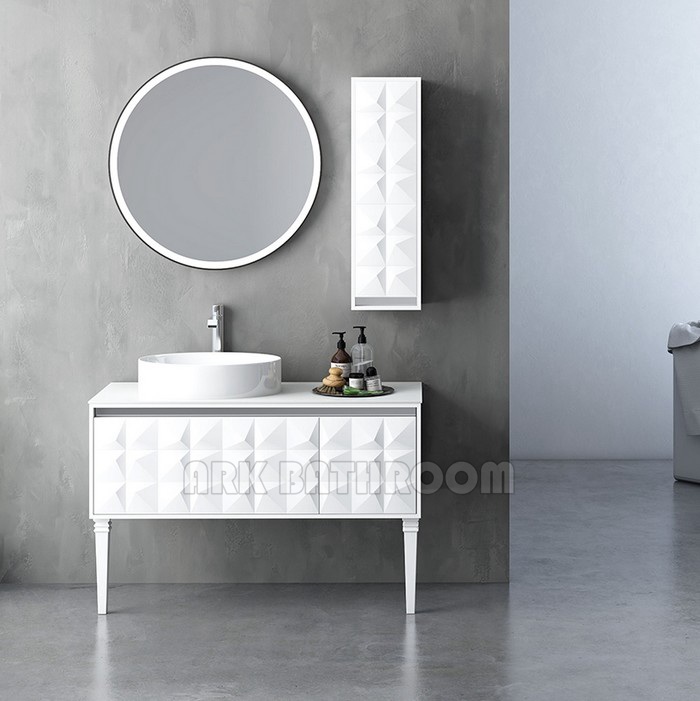 China Bathroom Cabinet PVC modern bathroom vanity factory